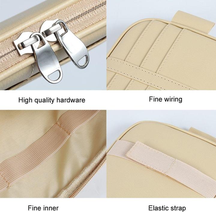 Produktbild König Design Sonnenblenden Organizer Auto Kfz Sonnenblendentasche Aufbewahrung Kreditkarten