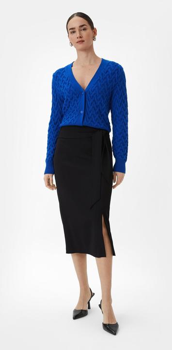 Produktbild Comma Rock Midi-Rock mit Bindegürtel (32)