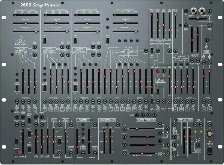 Produktbild Behringer 2600 GRAY MEANIE Syntezator analogowy