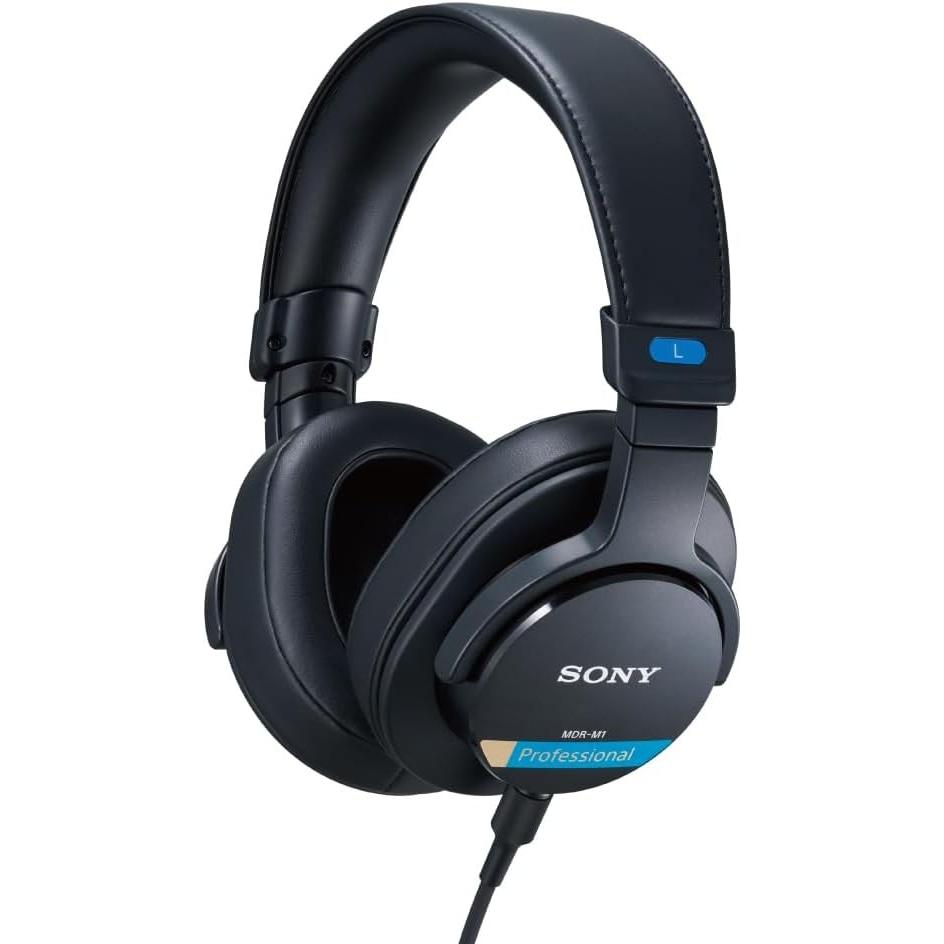Sony MDR-M1 (Keine Geräuschunterdrückung, Kabelgebunden), Kopfhörer, Schwarz