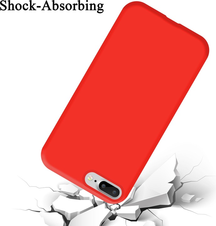 Produktbild Cadorabo TPU Liquid Silicone Case Cover (Apple iPhone 8 Plus, Apple iPhone 7 Plus, Apple iPhone 7s Plus)