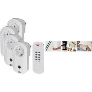 Thumbnail - Brennenstuhl, Zeitschaltuhr, Comfort-Line Funkschalt-Set RC CE1 4001 (4-Polig)