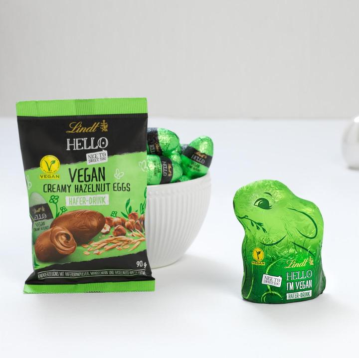 Produktbild Lindt Hello Vegan Bunny mit Hafer-Drink (80 g)