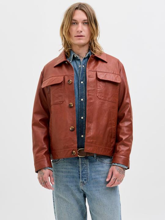 Actual product image Jack & Jones Lederjacke Lederjacke (M)
