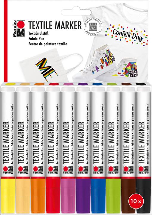 Produktbild Magni Marabu Textile Marker 3mm 10 Stück (10x)