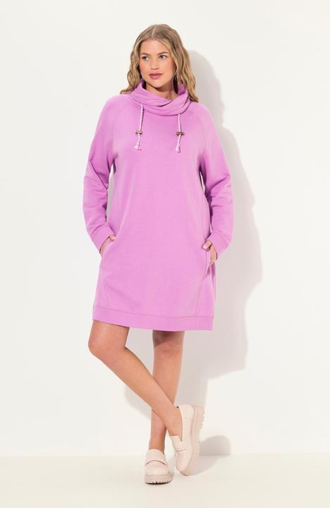 Produktbild Ulla Popken Sweatkleid, Stehkragen, Langarm, Taschen (50, 52)