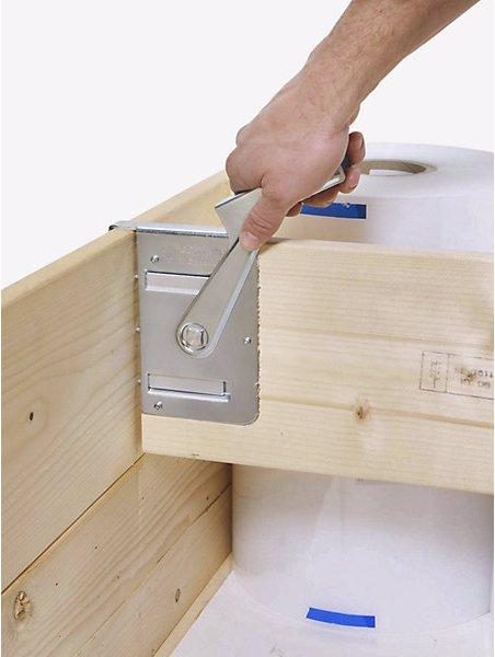 Image du produit Valdemar Krog Séparateur de palette, version flexible, ferrures galvanisées, lot de 5