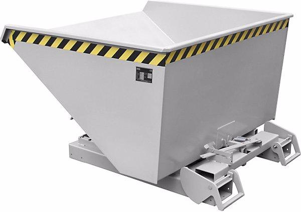 Immagine prodotto eurokraft pro Contenitore ribaltabile automatico, capacità 1,2 m³, zincato. (1200 l)