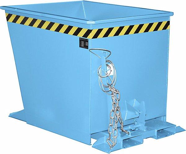 Immagine prodotto eurokraft pro Contenitore ribaltabile per carrelli, capacità 0,3 m³, blu RAL 5012. (300 l)