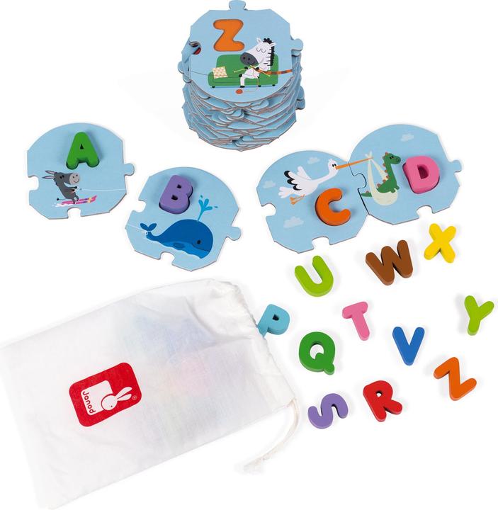 Produktbild Janod Buchstaben Lernen (28 Teile)
