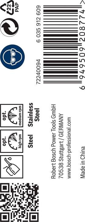 Produktbild Bosch Professional Zubehör PRO Stainless Steel HSS-Co Spiralbohrer, 4,3 x 47 x 80 mm (4.3 mm)