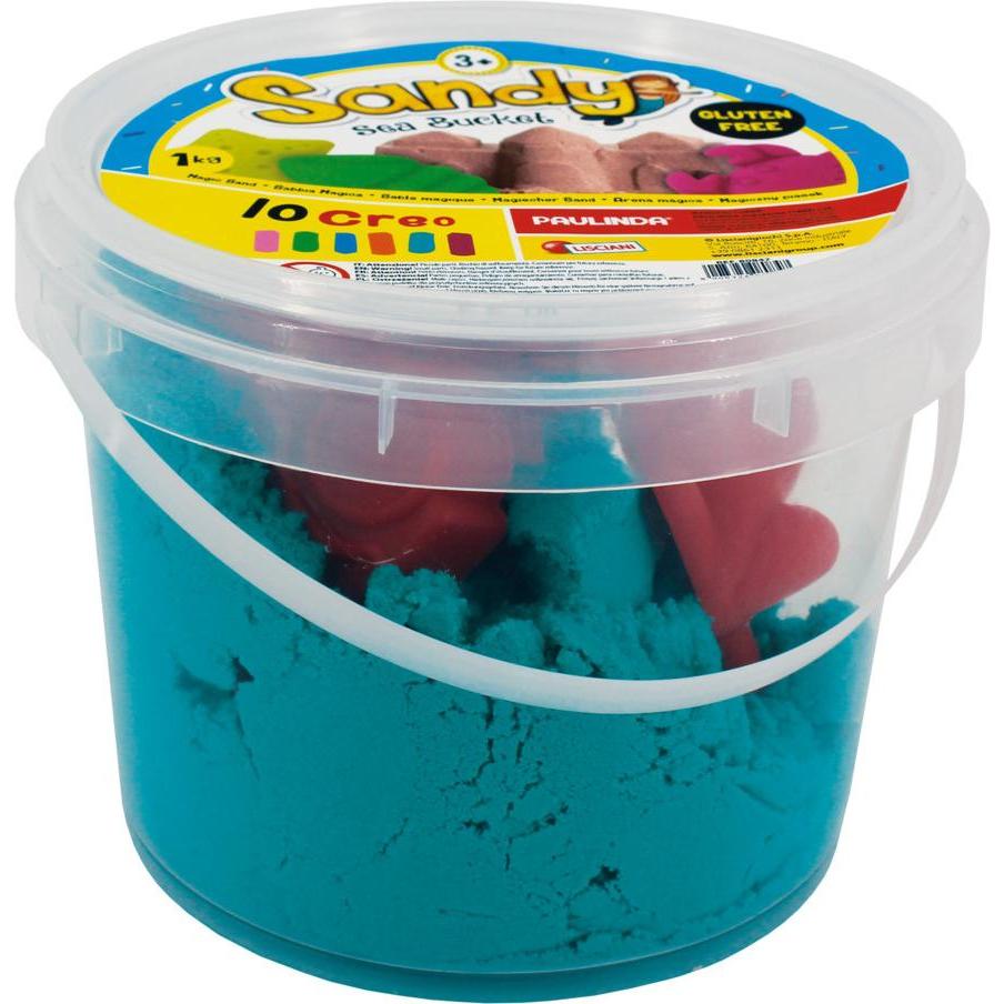 Lisciani Blatt Kinetic Sand im Eimer rot 1kg