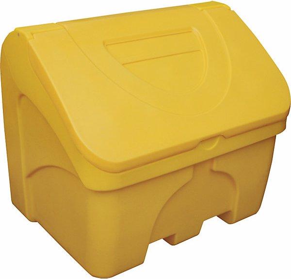 Actual product image eurokraft basic Storage and grit container, capacity 400 l, yellow. (400 l)