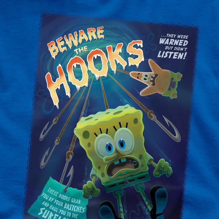 Produktbild Spongebob Squarepants Beware The Hooks TShirt (XL)