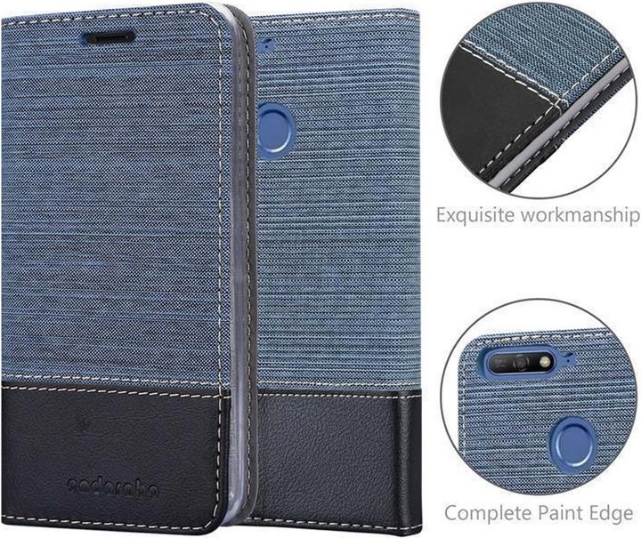 Actual product image Cadorabo Book Jeans Optics Cover (Huawei Y6 Prime (2019))