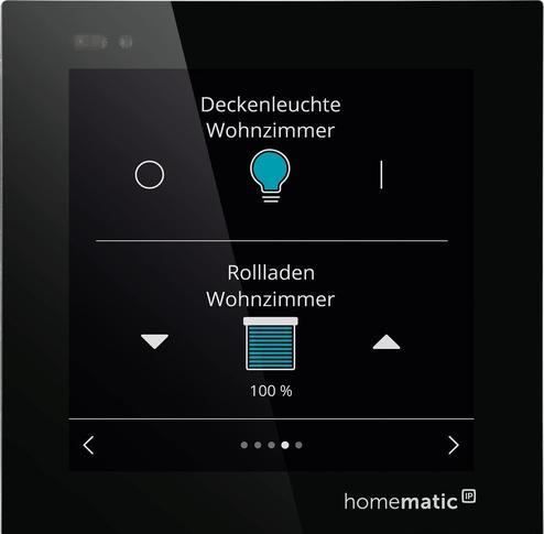 Produktbild EQ-3 Homematic IP Wired Glasdisplay-plus HmIPW-WGD-PL
