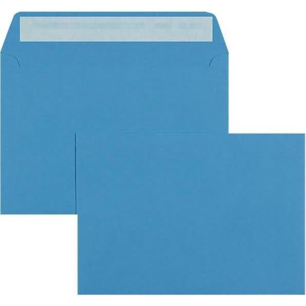 Blanke, Briefumschlag, Briefumschläge C4 120g/qm haftklebend VE=100 Stück königsblau (229 x 324 mm, 100 x)
