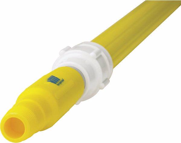 Produktbild Fincke Teleskopstiel, ergonomisch, Ø 32 mm, Länge 1575 mm - 2780 mm, VE 5 Stk, gelb (5 Stk.)