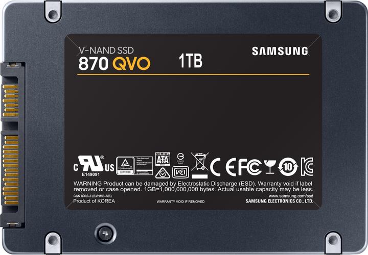 Actual product image Samsung 870 QVO (1000 GB, 2.5")
