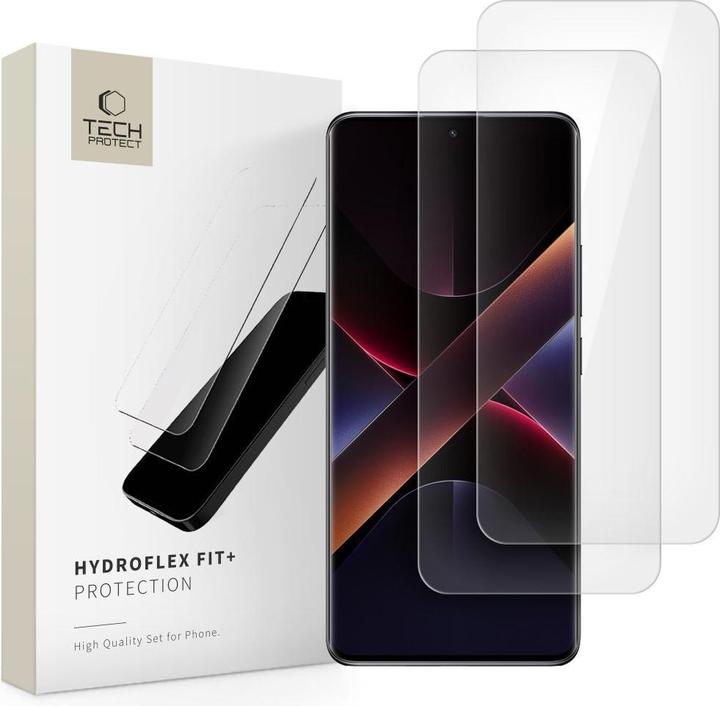 Produktbild Spigen Hydroflex Fit+2-Pack Hydrogel Film for Xiaomi Redmi Note 14 Pro 5G / 14 Pro+ 5G / Poco (2 Stk., Xiaomi Redmi Note 14 Pro 5G, Xiaomi Redmi Note 14 Pro+ 5G)