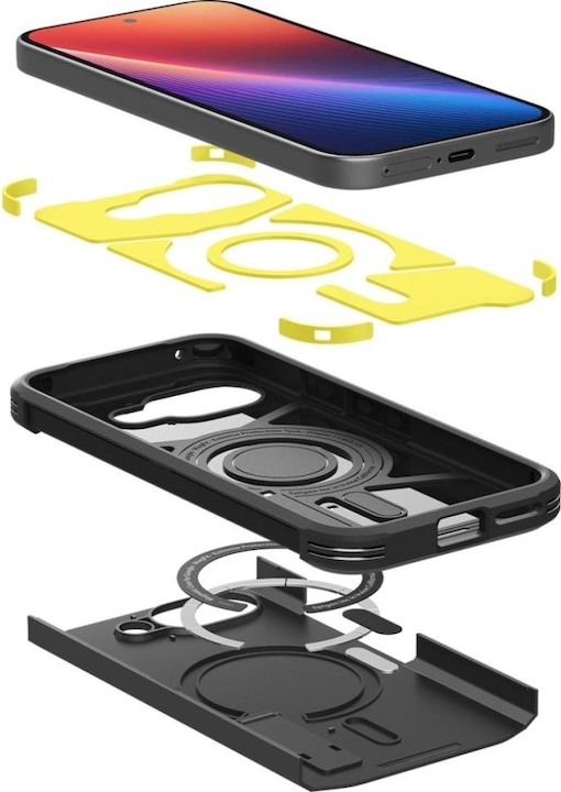 Actual product image Spigen - Tough Armor MagSafe - Google Pixel 9a - Black (Google Pixel 9a)