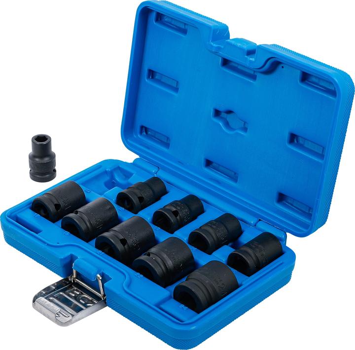 Produktbild BGS Kraft-Steckschlüssel-Einsatz-Satz Sechskant 12,5 mm (1/2") SW 10 - 24 mm 10-tlg. (12.5 mm)