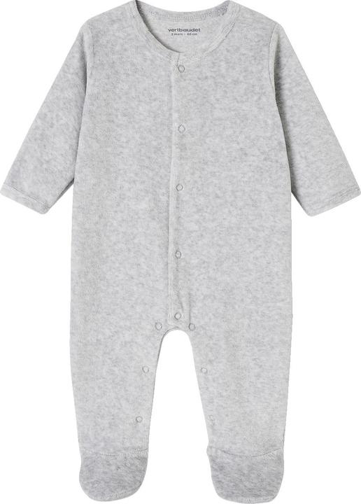 Produktbild Vertbaudet 3er-Pack Baby Samt-Strampler BASIC (80)