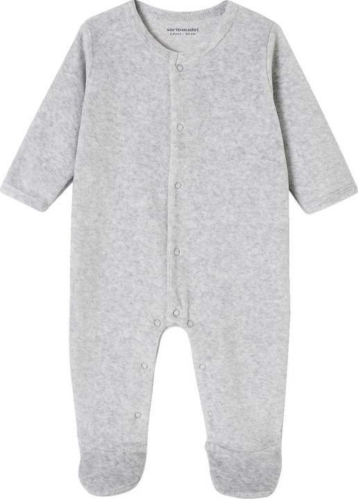 Actual product image Vertbaudet 3-pack baby velvet romper BASIC (80)