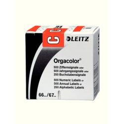 Produktbild Leitz Orgacolor Buchstabensignale auf Rolle - C