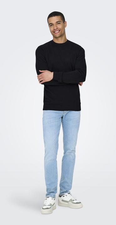 Produktbild Only & Sons Normal geschnitten Rundhalsausschnitt Pullover Strickpullover (L)