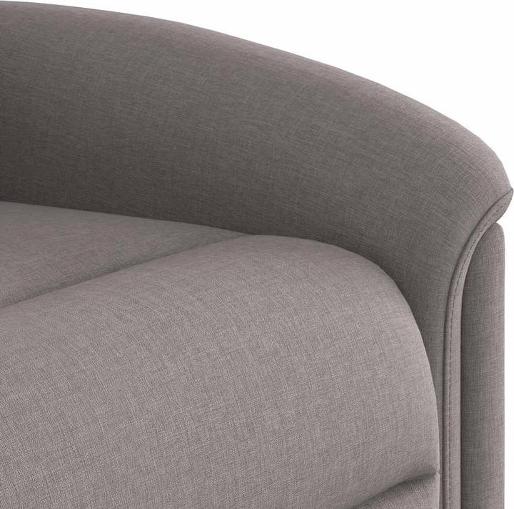 Actual product image VidaXL Massage chair with stand-up aid Taupe fabric