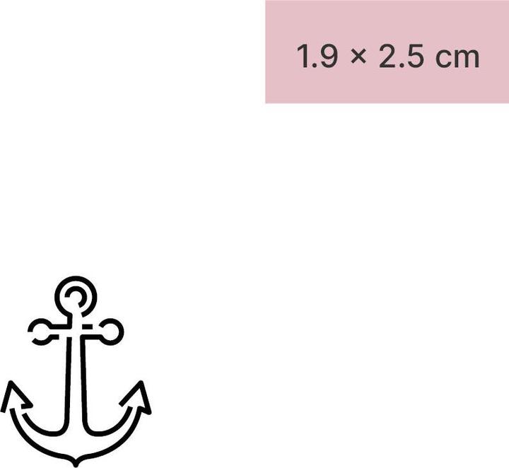 minink Tatuaggio temporaneo - Piccola ancora