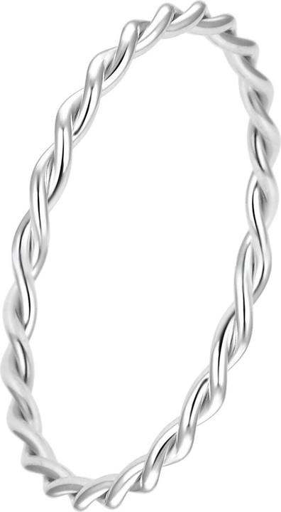 Beneto Minimalist silver twisted ring AGG315L - Circuit: 50 mm (50, 925 Silber)