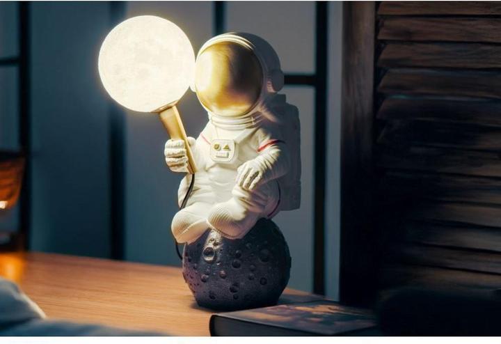 Actual product image OEM Lights for outdoor use Moon table lamp ASTRONAUT sitting Art Deco (model 4) AMTL (1000 lm)