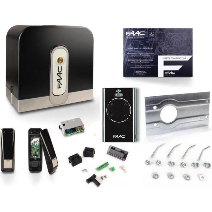 FAAC Bausatz Cyclo C721 - 24V für 800kg Schiebetore, Smart Home Hub, Schwarz, Grau