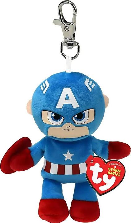 Produktbild Ty Clip Captain America 8,5cm Marvel Avengers