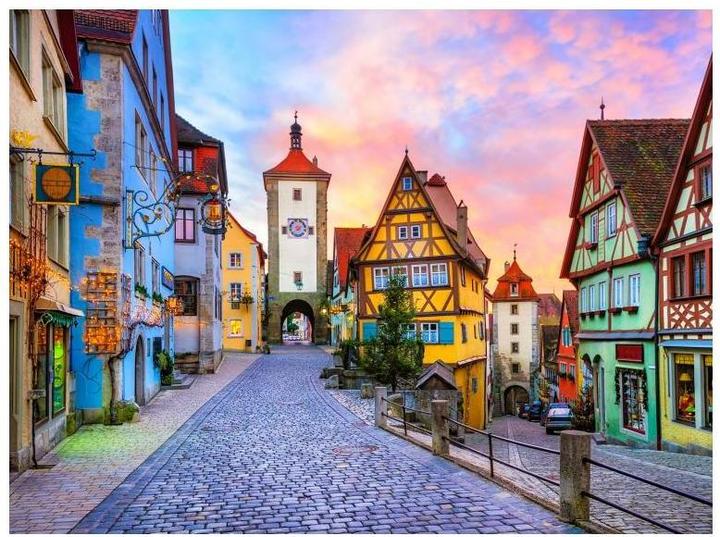 Actual product image Enjoy Puzzle ENJOY-2070 - Rothenburg Old Town, Germany, jigsaw puzzle, 1000 pieces (1000 pieces)