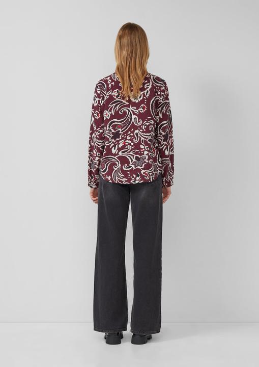 Immagine prodotto s.Oliver Bluse Strukturierte Viskosemix-Bluse mit All-over-Print (40)