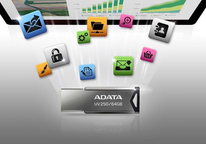 Immagine prodotto Adata Unità flash USB 2.0 UV250 32GB NERO (32 GB, USB-A)