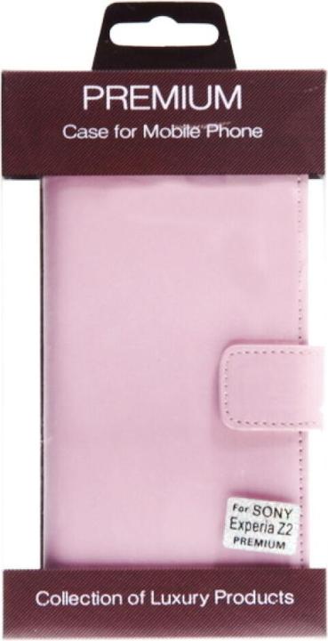 Produktbild NoName Slim Leder Book Case für Sony Xperia Z2 - rosa 4250710552757 (Sony Xperia Z2)