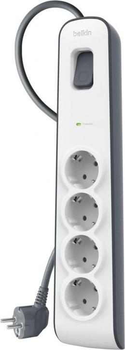 Immagine prodotto Belkin Steckdosenleiste 4-fach 2 Meter Netzkabel BSV400vf2M-V2 (4 x, 2 m)