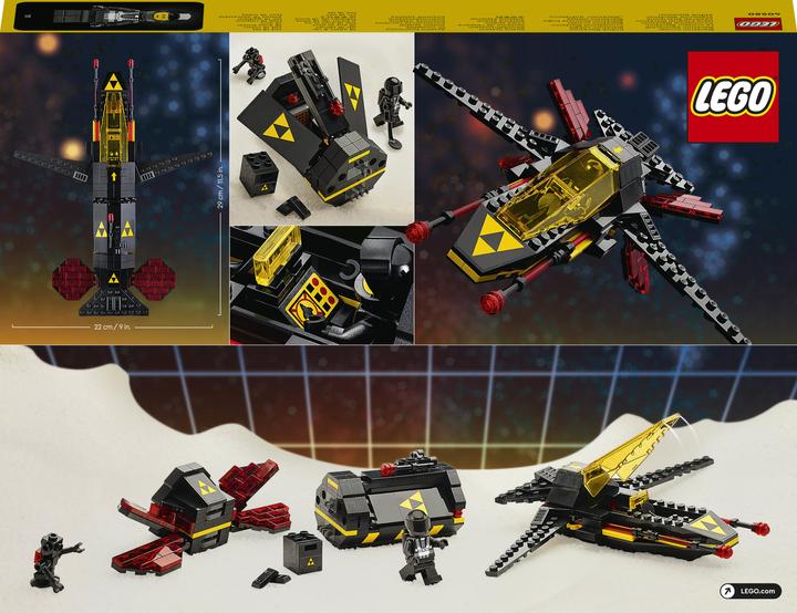 Actual product image LEGO Icons Blacktron Cruiser 40580 (40580, LEGO Icons)