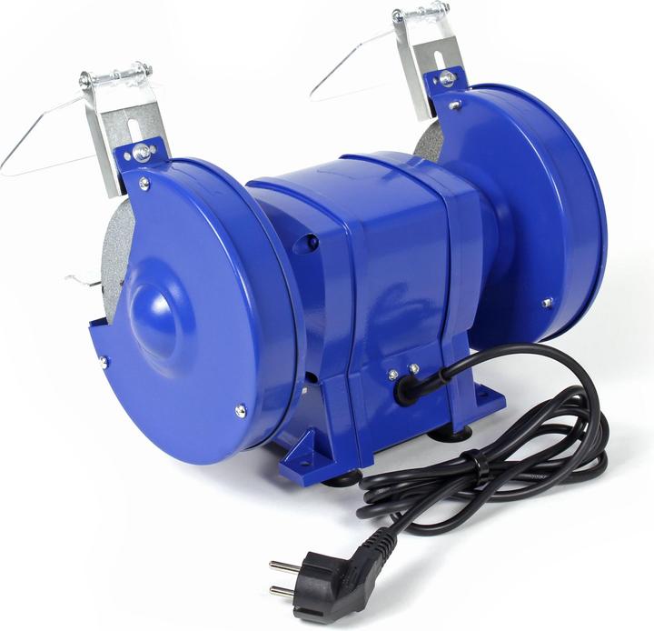 Actual product image Wiltec XPOtool Bench Grinder 250W Grinding Discs Ø 150mm with Coarse and Fine Grinding Disc (Bench grinder, 250 W)