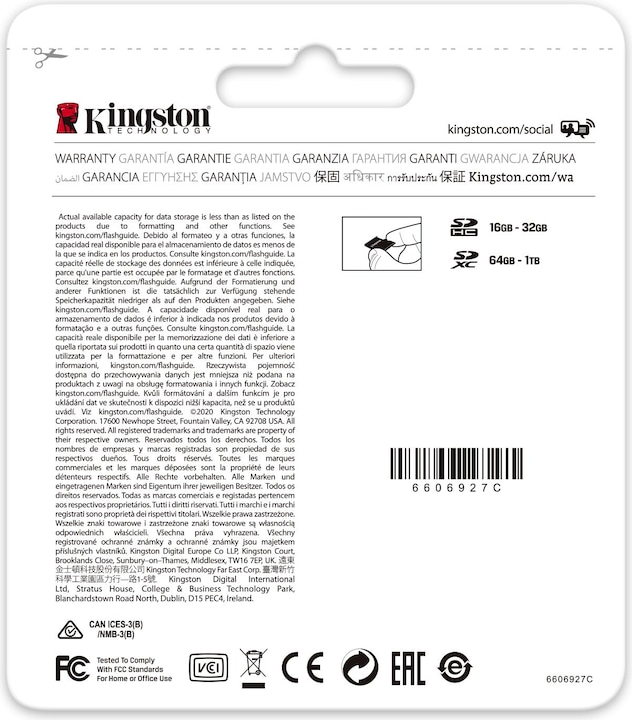 Productafbeelding Kingston Canvas Go! Plus (64 GB, microSDXC, U3, UHS-I)