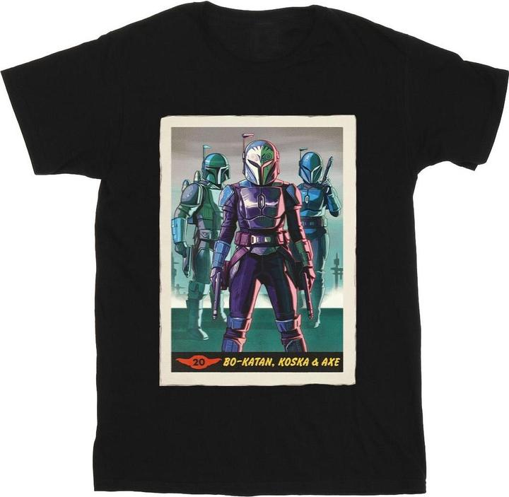 Actual product image Star Wars Mens The Mandalorian Bo-Katan Koska and Axe T-Shirt (XXL)