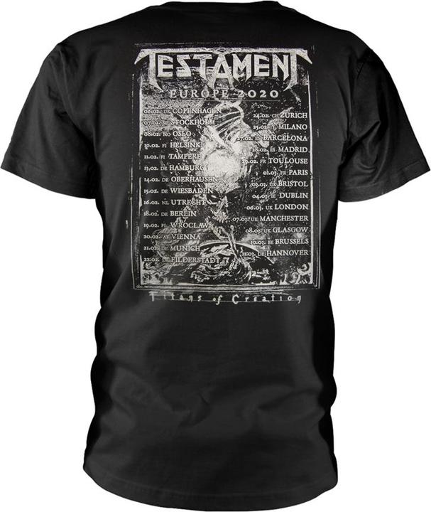 Actual product image Testament Europe 2020 Tour (S)