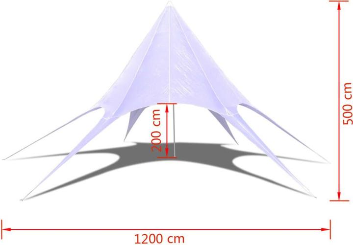 Produktbild vidaXL Tucker (1200 cm, 1200 cm)
