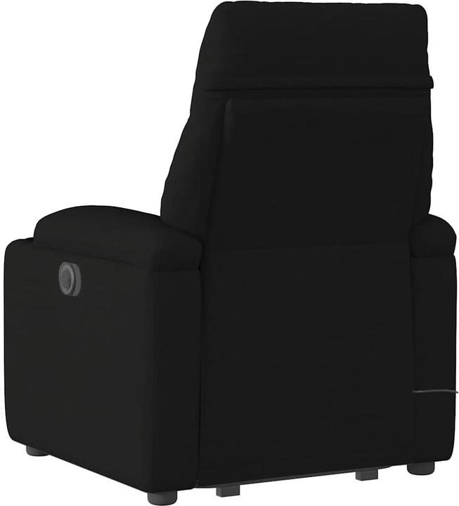 Actual product image VidaXL Massage chair with stand-up aid black fabric