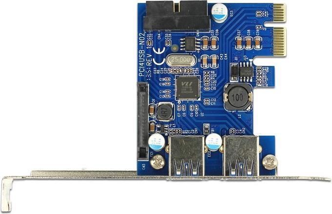 Actual product image Delock 89315 PCI Express 2x USB 3.0 LP