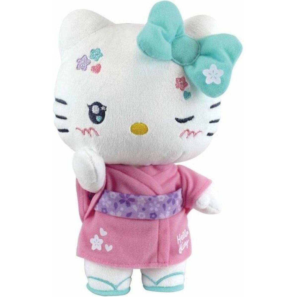 Jemini Plüschtier Hello Kitty Kimono Kawai Rose (22 cm)